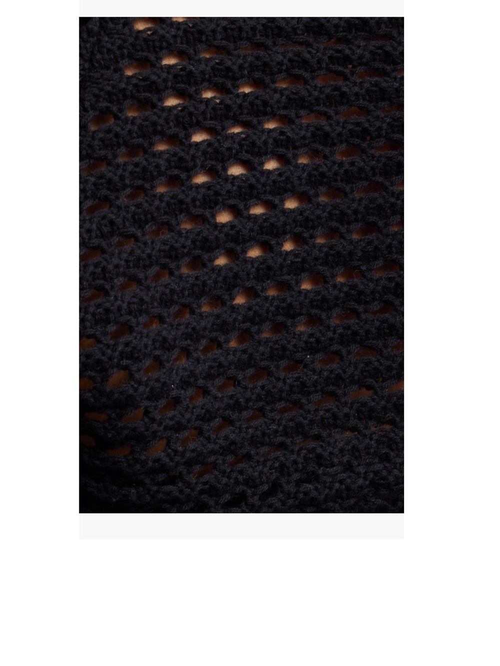 bp Black Openwork Sweater Shrug - Picture 3 of 12